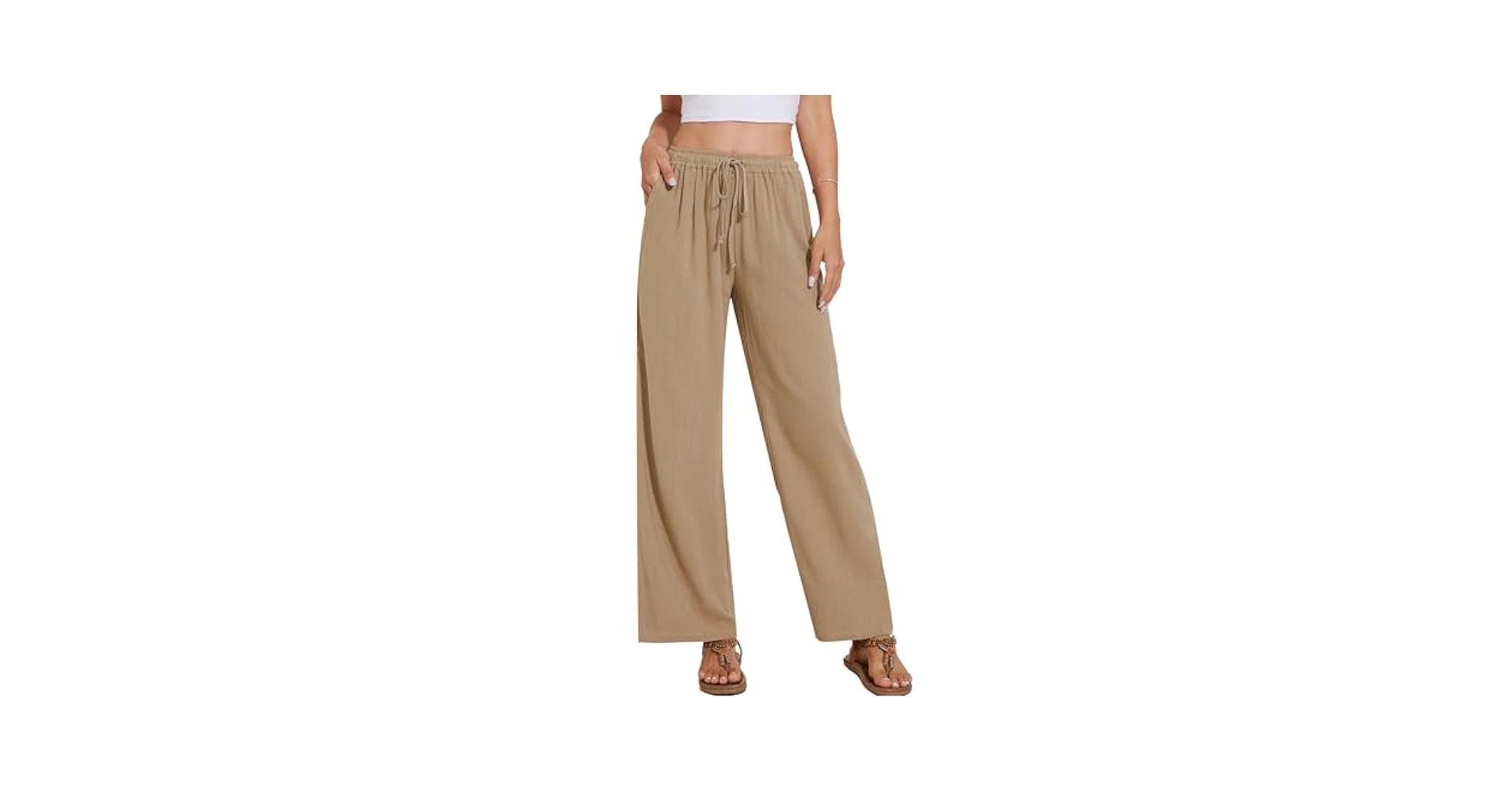 パンツ louren linen like cocoon pants tuck cocoon pants – louren store